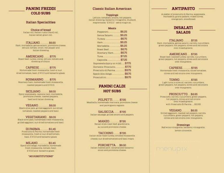 Gemelli's Italian Market - Gaithersburg, MD menu_pic