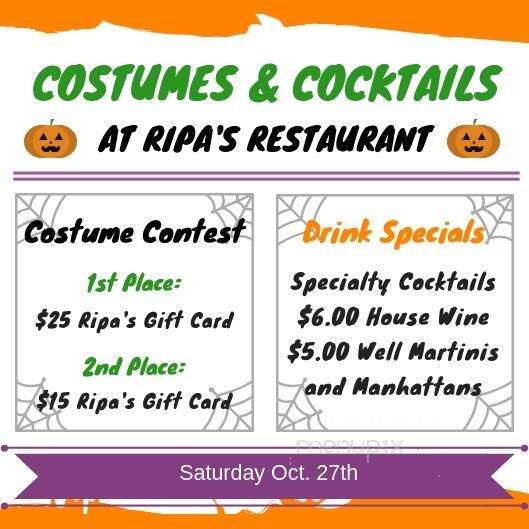 Ripa's Restaurant - Lancaster, NY menu_pic