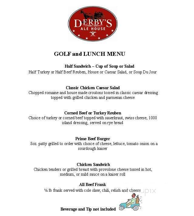 Little River Resort & Golf - Carthage, NC menu_pic