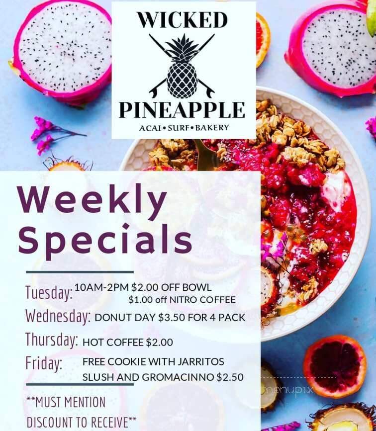 The Wicked Pineapple - Satellite Beach, FL menu_pic