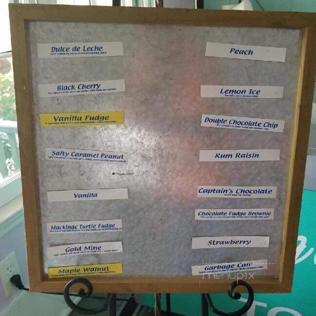 Flanigan's Ice Cream - Aiken, SC menu_pic