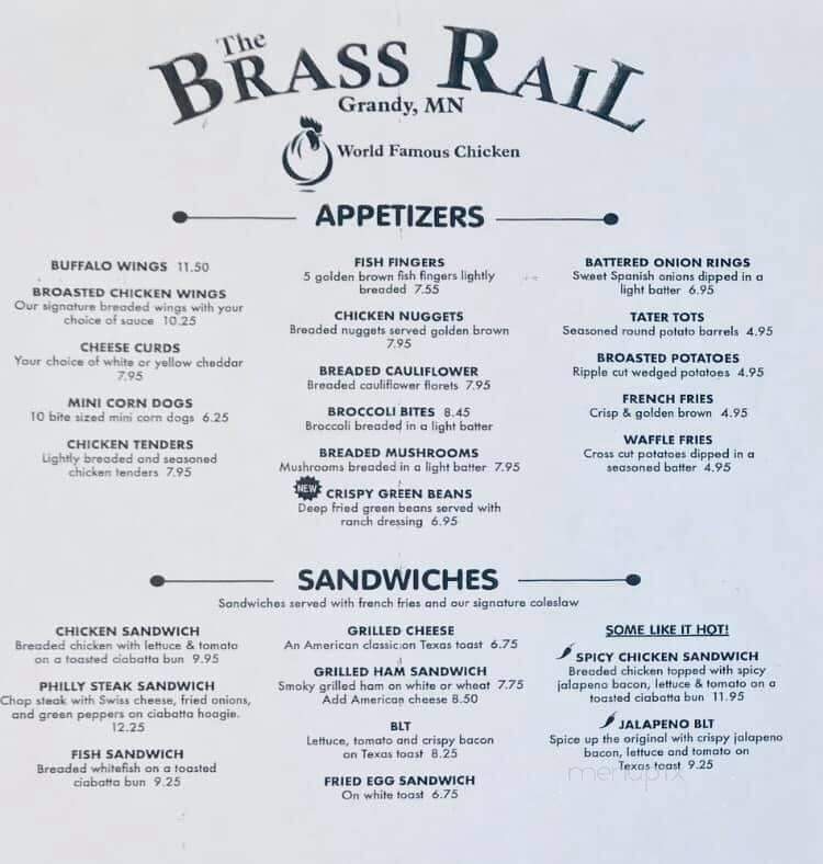 Brass Rail - Grandy, MN