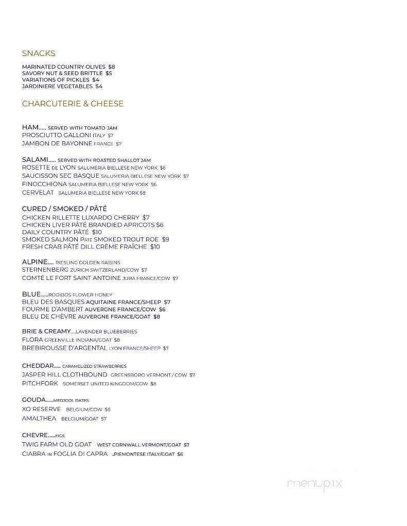 Bird & Wolf Cafe + Bakehouse - North Andover, MA menu_pic