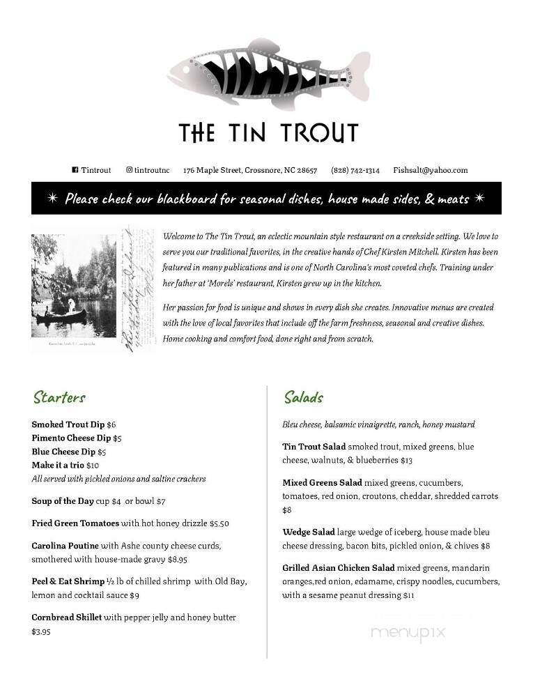 The Tin Trout - Newland, NC
