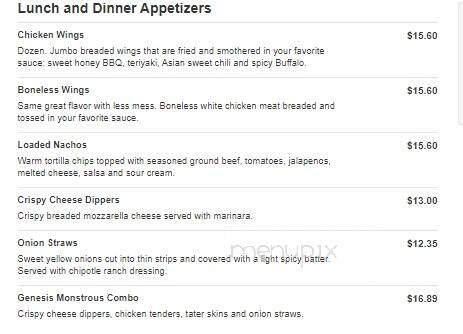 Genesis Family Restaurant - Milwaukee, WI menu_pic