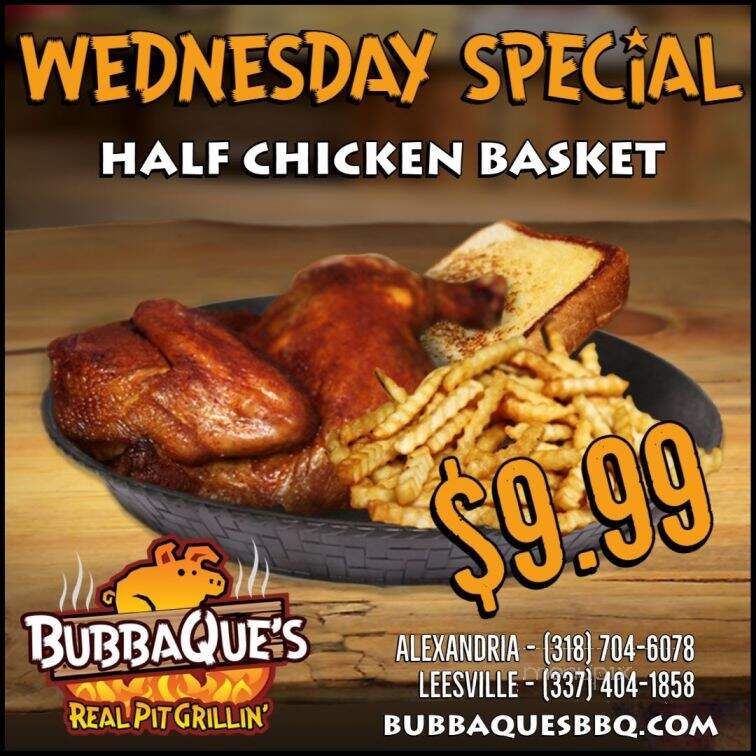 Bubbaques - Leesville, LA menu_pic