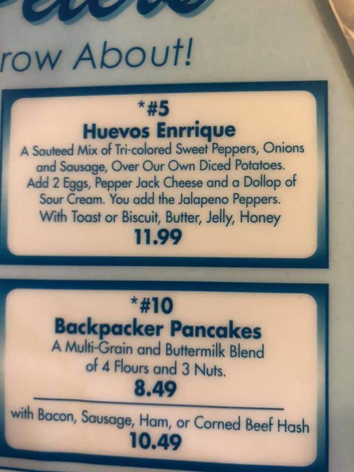 Peter's Pancakes & Waffles - Cherokee, NC menu_pic