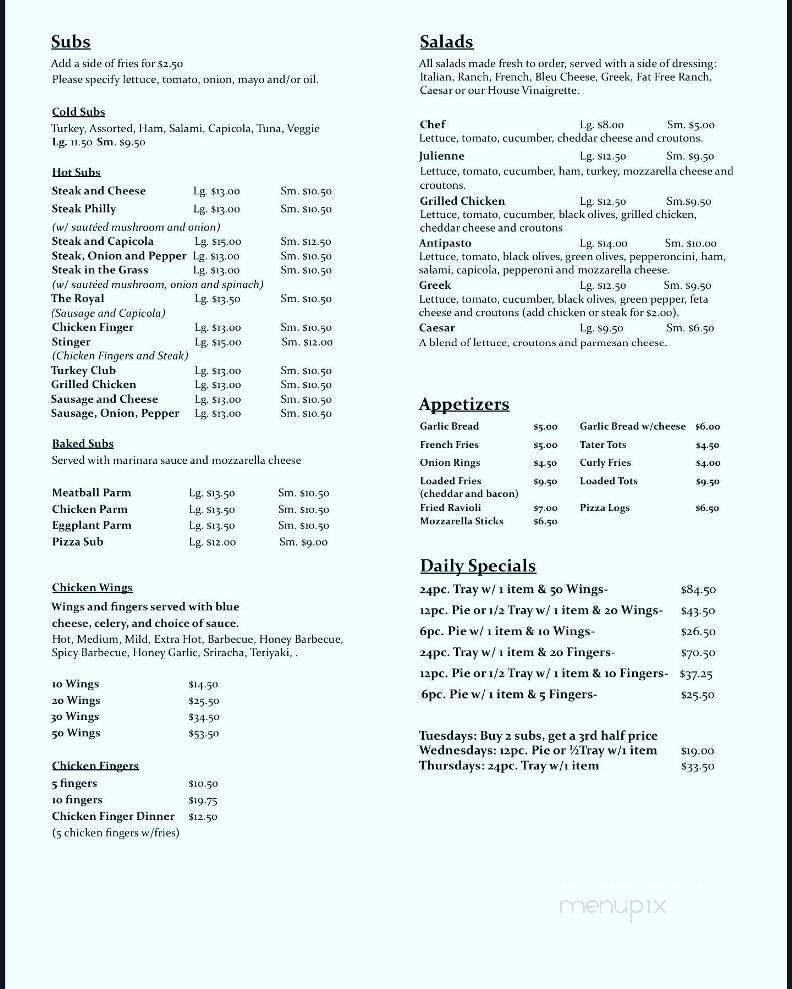 Vincenzo's Pizza House - Lewiston, NY menu_pic