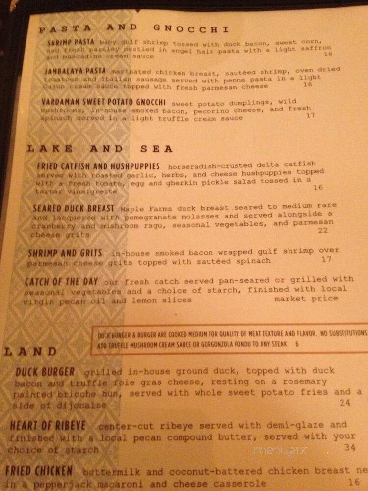 Restaurant Tyler - Starkville, MS menu_pic