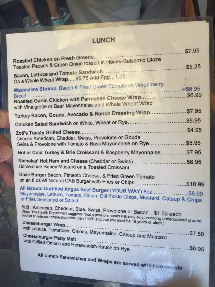 Dixie Supply Bakery & Cafe - Charleston, SC menu_pic