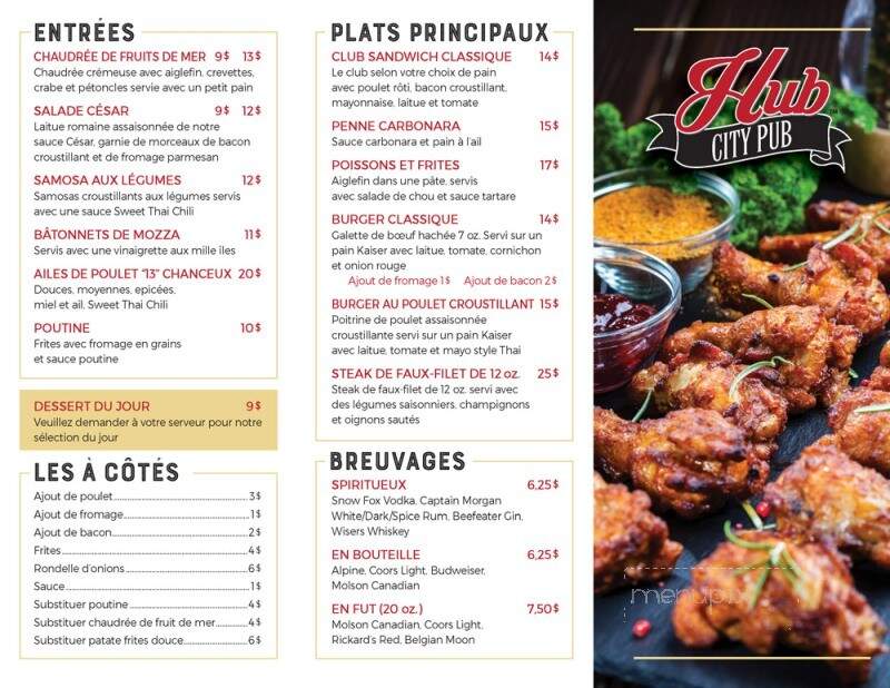 Casino New Brunswick Buffet Restaurant - Moncton, NB menu_pic