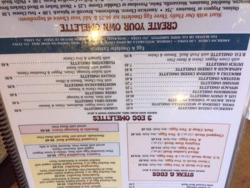 Springfield Diner - Springfield, PA menu_pic