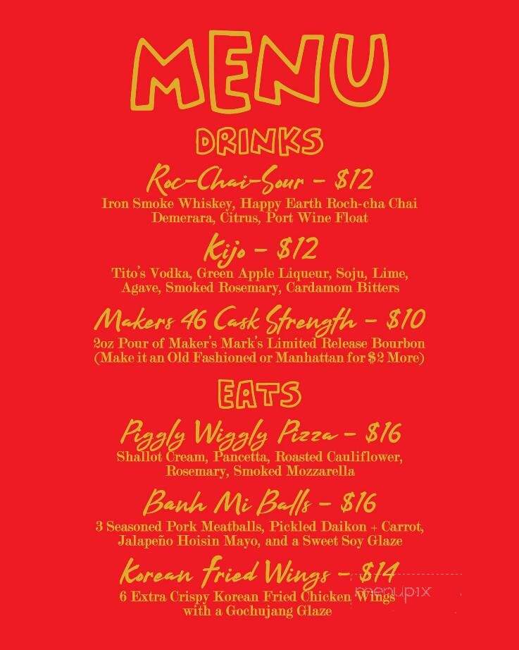 Nosh - Rochester, NY menu_pic