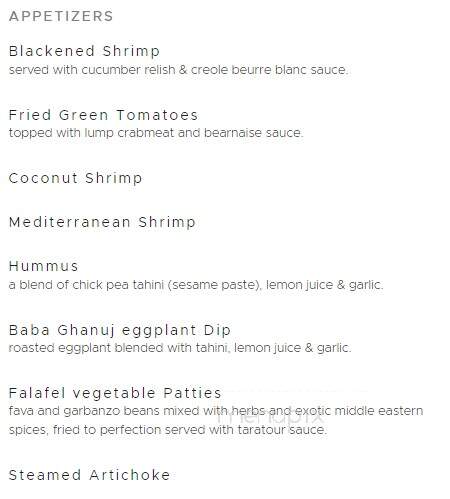 Phoenicia Gourmet Cuisine - Ocean Springs, MS menu_pic