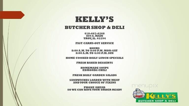 Kelly's Butcher Shop & Deli - Troy, IL