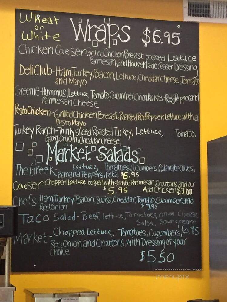 Market - Lewisburg, WV menu_pic