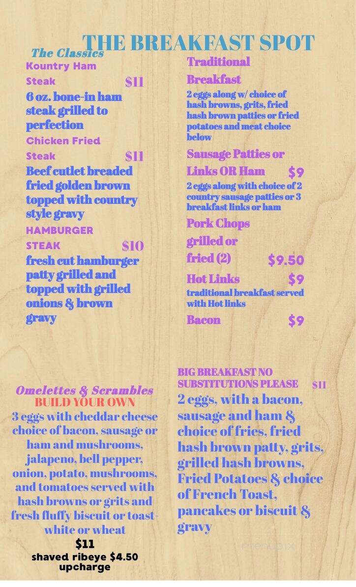 Mom's Kountry Cafe - Channelview, TX