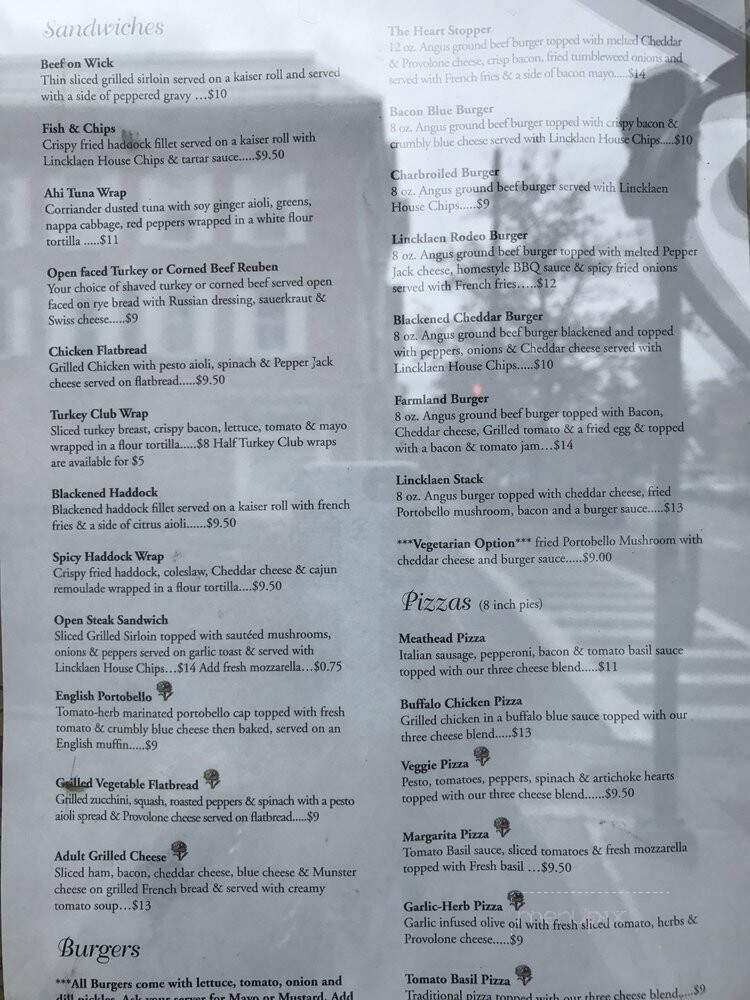 Seven Stone Steps Tap Room - Cazenovia, NY menu_pic