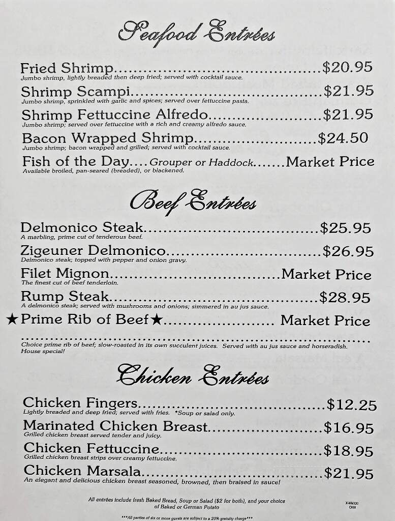 Emmy's Time Out Tavern - Deland, FL menu_pic