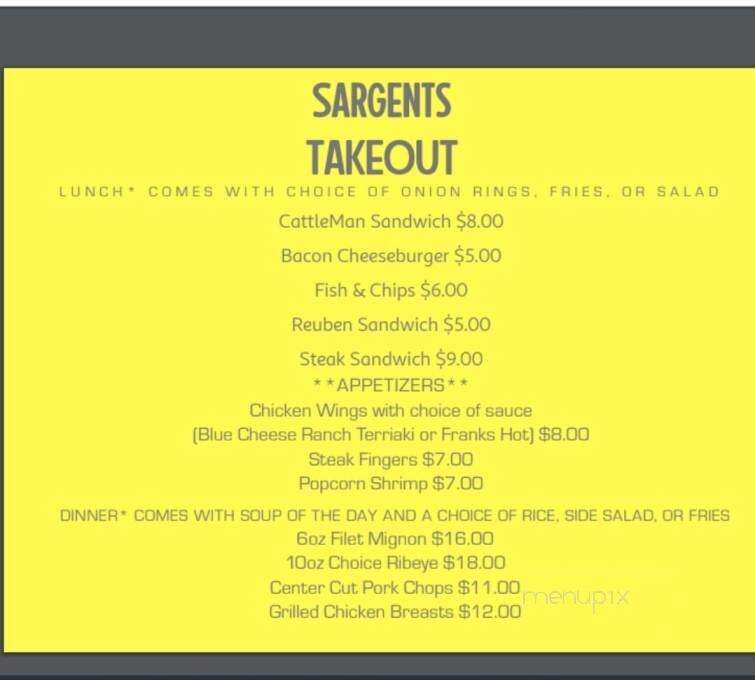 Sargents Restaurant & Lounge - Hayden, ID