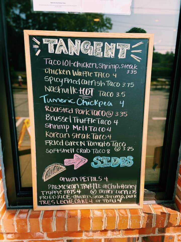 Tangent Eat+Bar - Elon, NC menu_pic