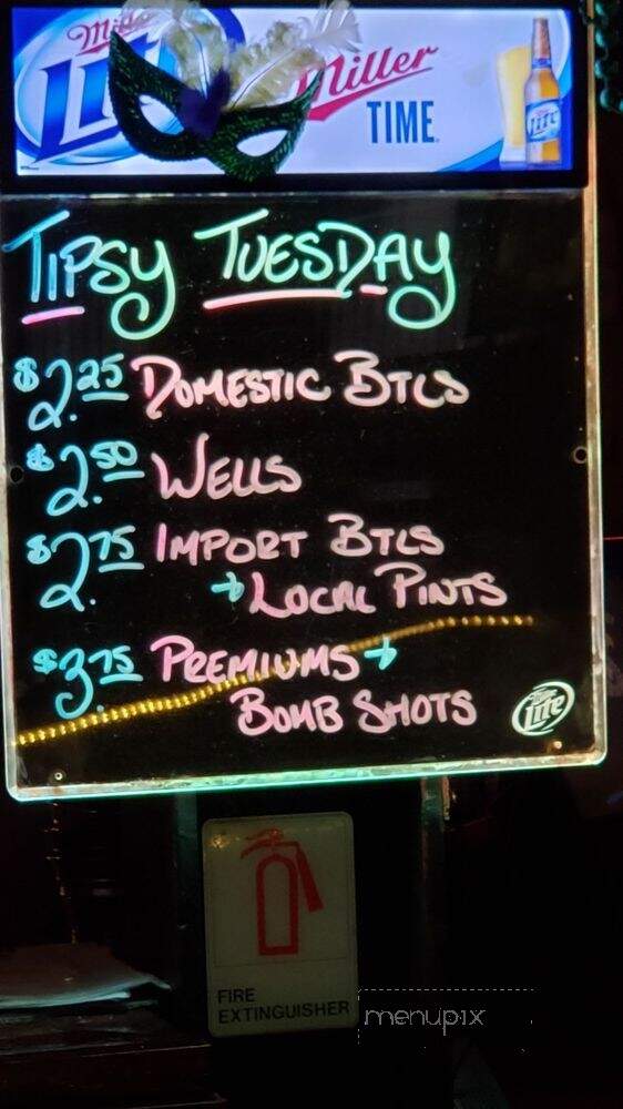 Bourbon Street Sports Bar - Katy, TX menu_pic