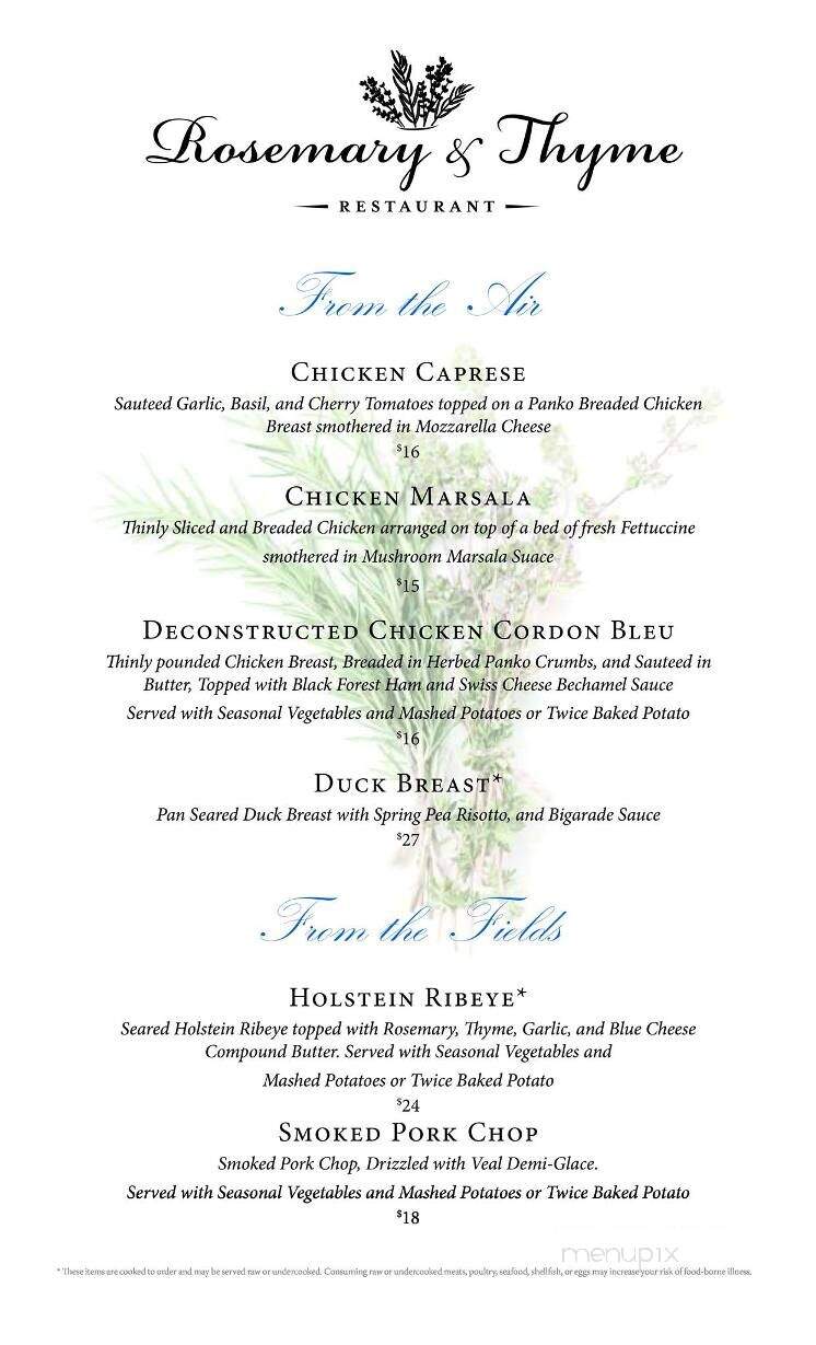 Windsor Hotel - Americus, GA menu_pic