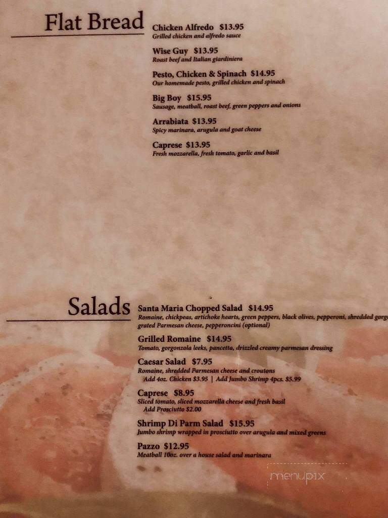 Capri Lounge & Grill - Willow Springs, IL menu_pic