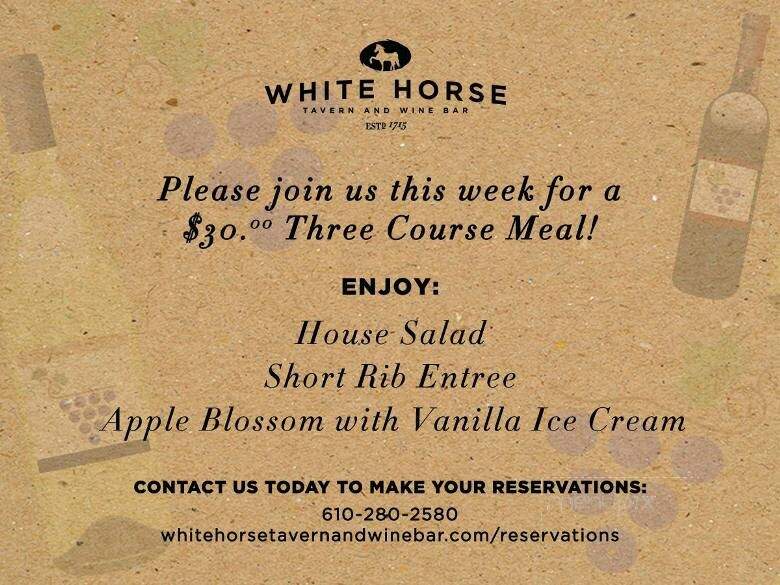 White Horse Tavern - Frazer, PA