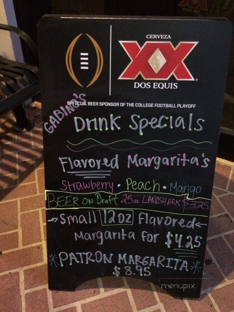 Gabino's Mexican Grill - Stockbridge, GA menu_pic