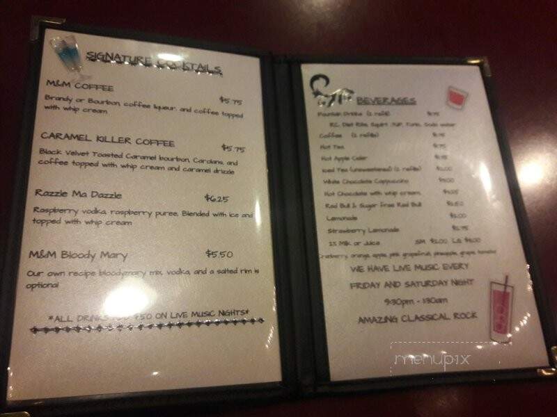 M & M Restaurant & Lounge - Gresham, OR menu_pic