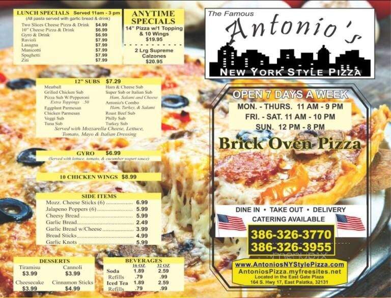 Antonio's Pizza - East Palatka, FL