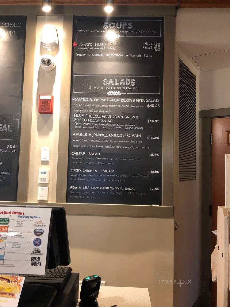 The Baker's Store and Cafe: King Arthur Flour - Norwich, VT menu_pic