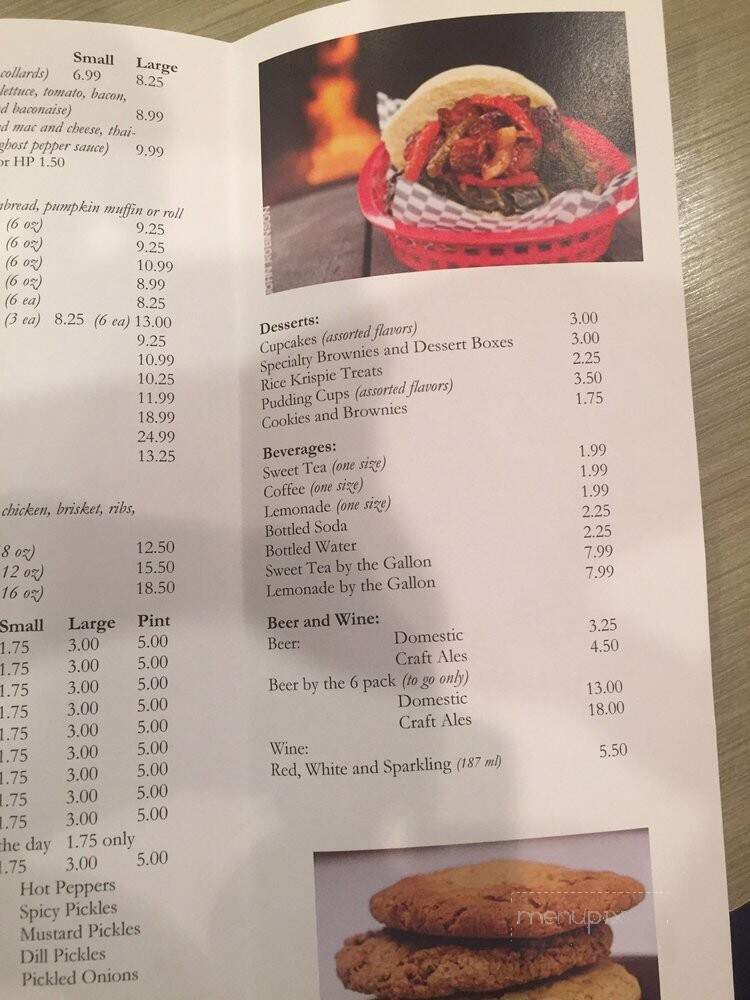 The Barbeque Exchange - Gordonsville, VA menu_pic