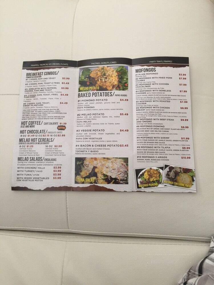 Melao Bakery - Kissimmee, FL menu_pic