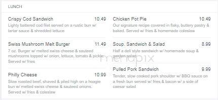 The Cat & The Fiddle - Lindsay, ON menu_pic