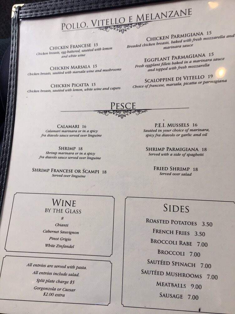 Stephano's Ristorante - Fishkill, NY menu_pic