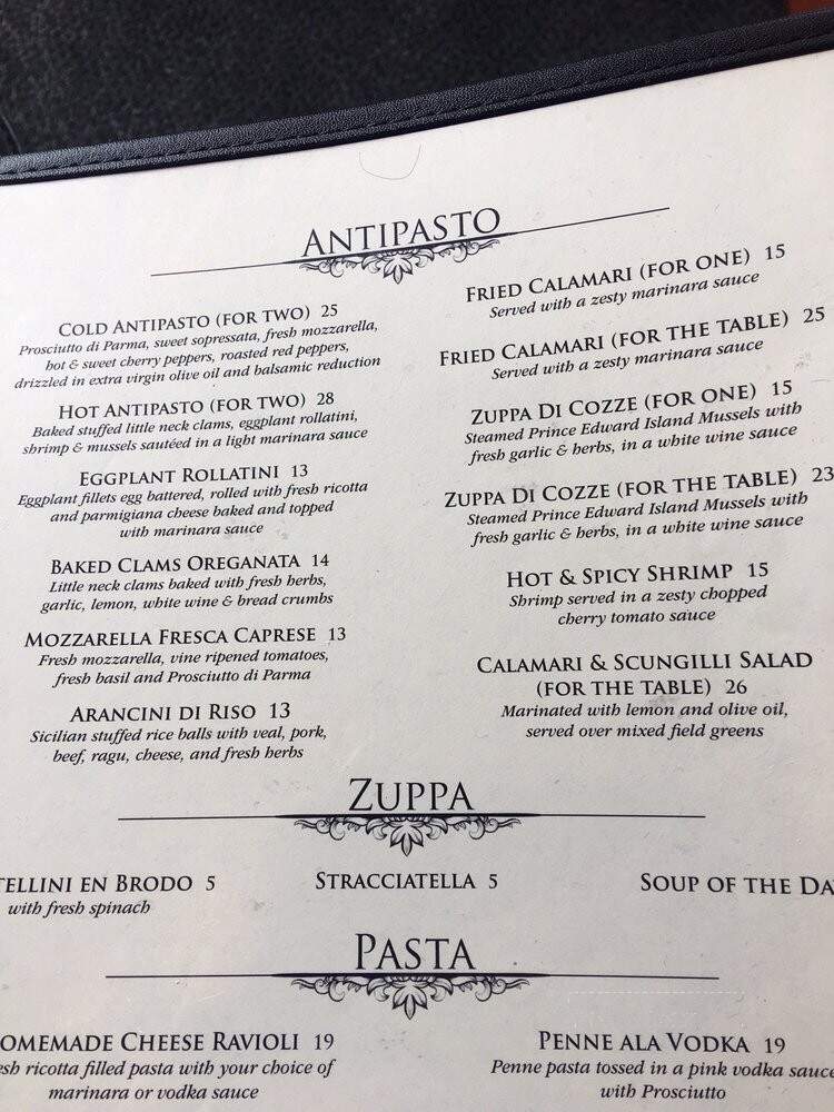 Stephano's Ristorante - Fishkill, NY menu_pic