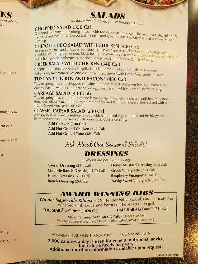 Portillo's Hot Dogs - Scottsdale, AZ menu_pic
