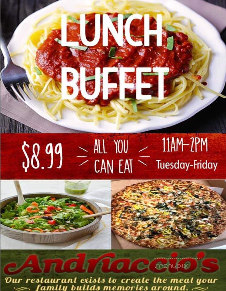 Andriaccio's Family Restaurant - Mayville, NY menu_pic
