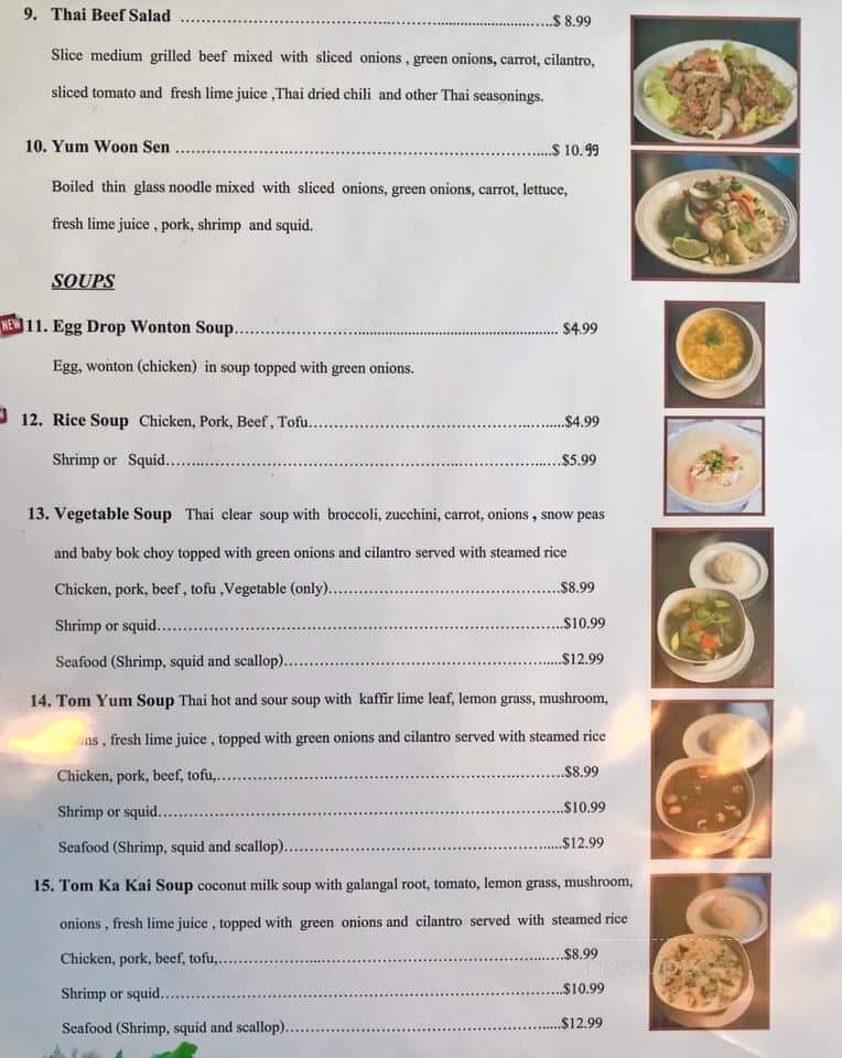 Thai Garden - Georgetown, KY menu_pic