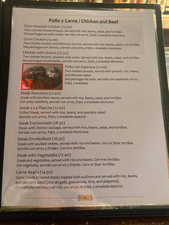 Grandmas Mexican Restaurant - Endicott, NY menu_pic