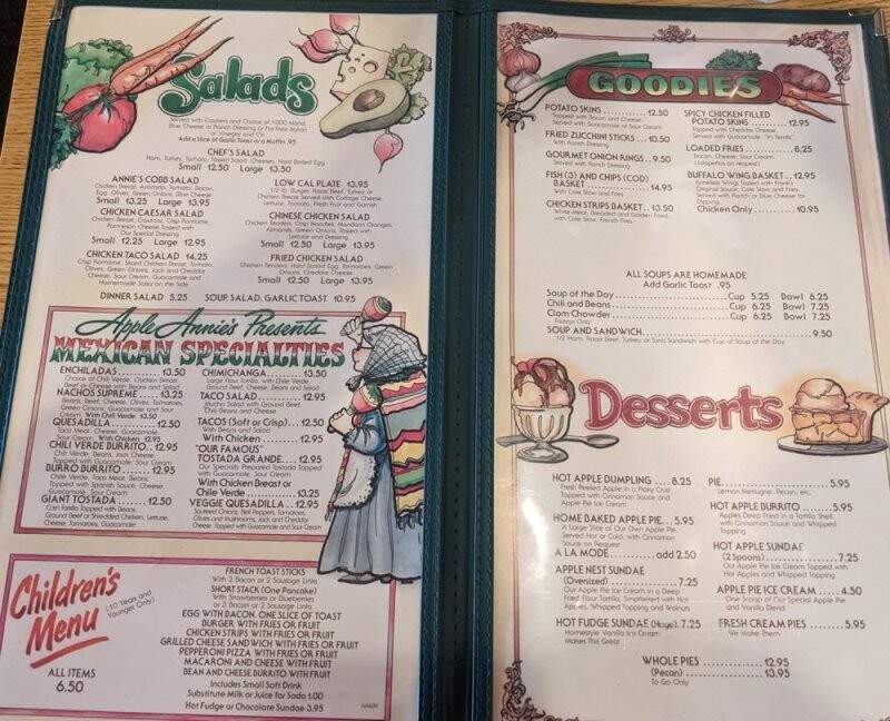 Apple Annie's - Tulare, CA menu_pic
