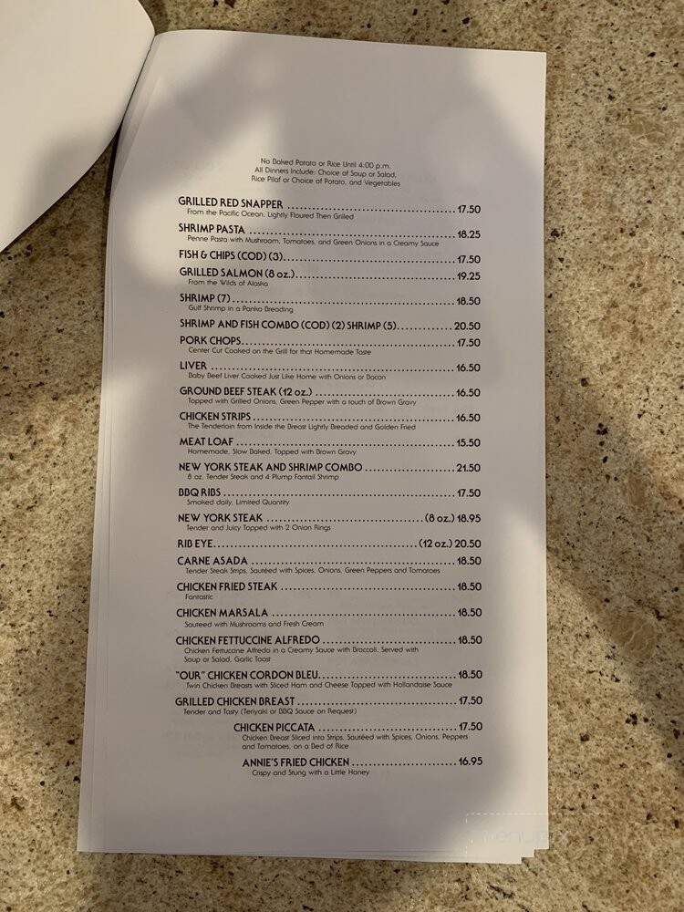 Apple Annie's - Tulare, CA menu_pic