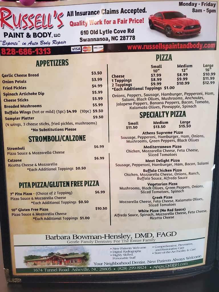 Athens Pizza - Swannanoa, NC