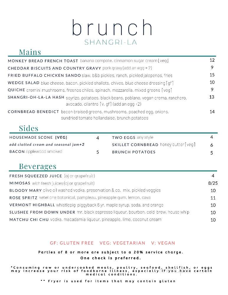 Shangri-la Fair Oaks - Fair Oaks, CA menu_pic