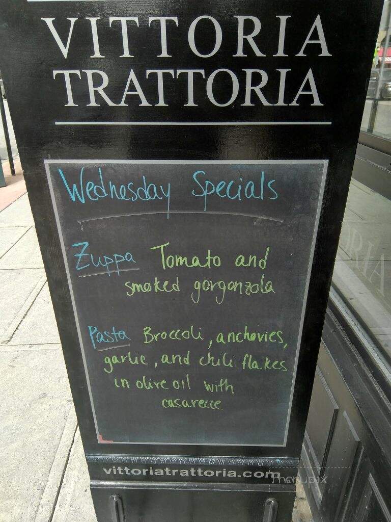 Vittoria Trattoria - Ottawa, ON menu_pic