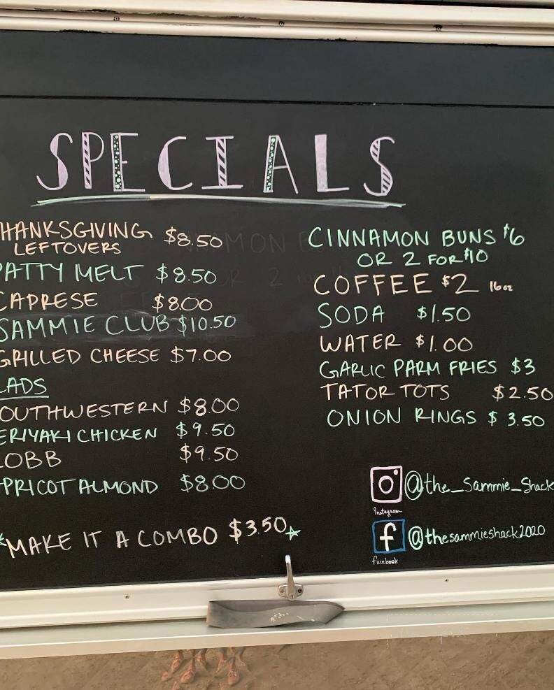 The Sammie Shack - Meridian, ID menu_pic