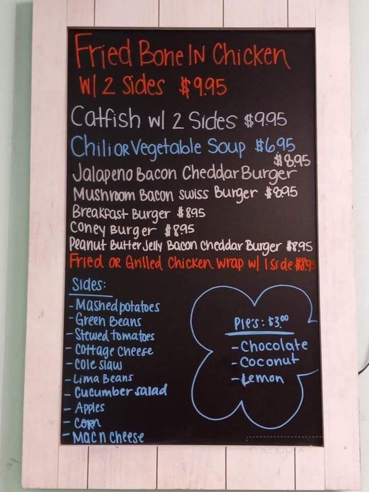 Shelby's - Lawrenceburg, KY menu_pic