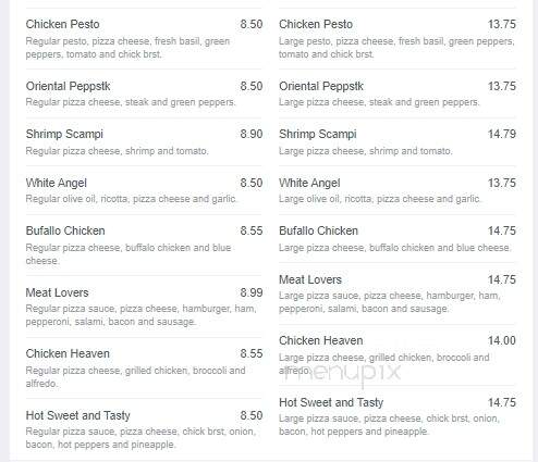 New England House Of Pizza - Braintree, MA menu_pic